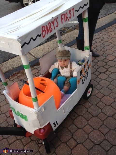 Little Golfer in his Golf Cart Baby Costume