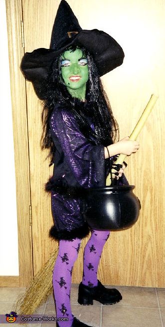 girls witch costume