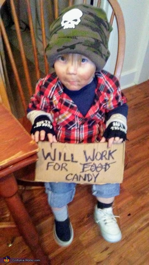 Will Work for Candy Costume