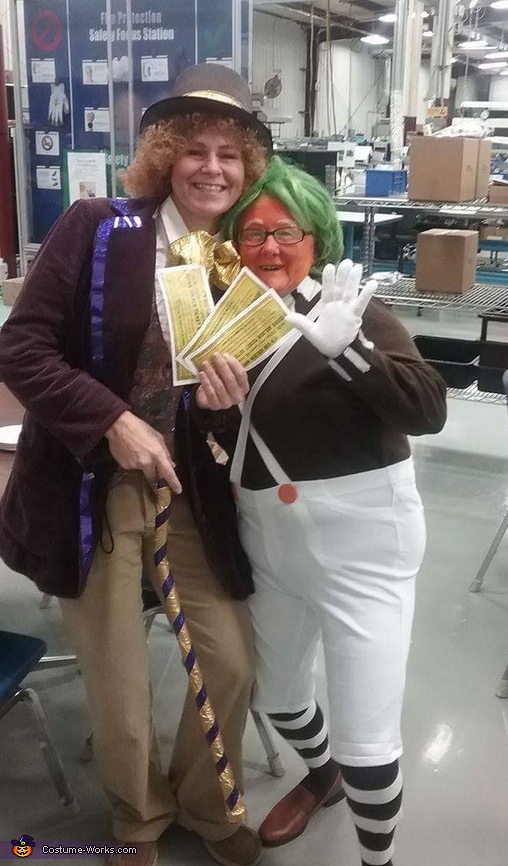 Willy Wonka and Oompa Loompa Costume