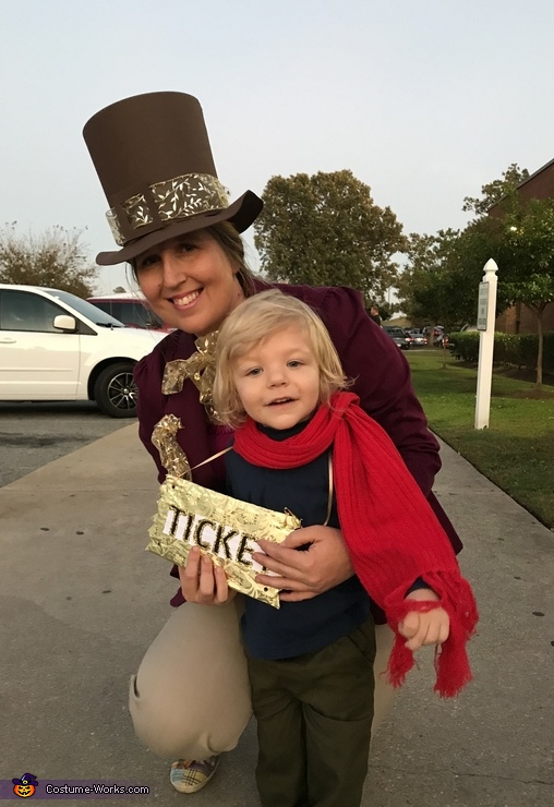 Willy Wonka and Charlie Costume