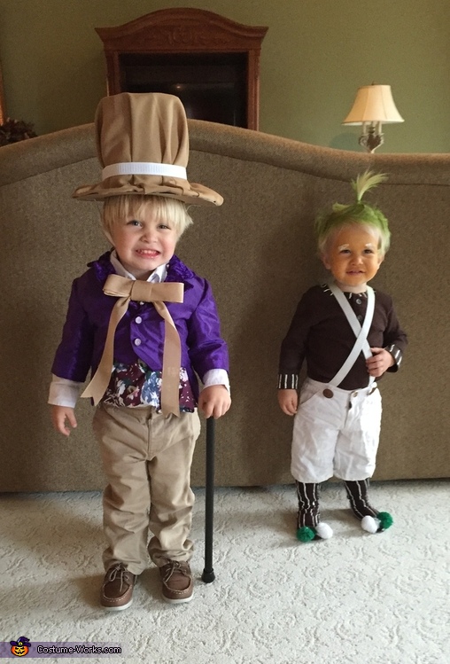 Willy Wonka and his Oompa Loompa Costume