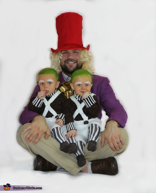 Willy Wonka and his Oompa Loompas Costume | Mind Blowing DIY Costumes
