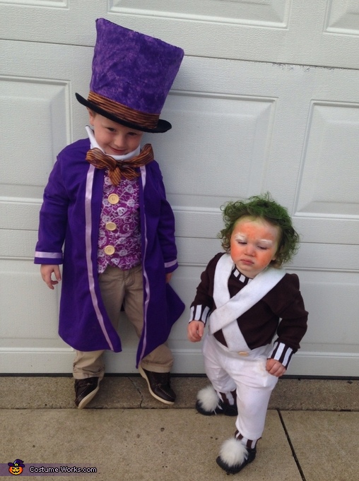 Willy Wonka and Oompa Loompa Costumes
