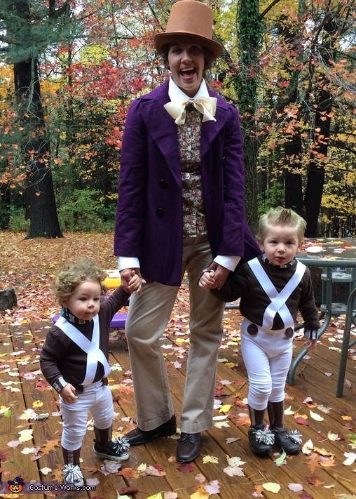 Willy Wonka and Oompa Loompas Costume