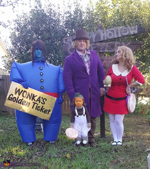 Willy Wonka Family Costume, DIY Costumes Under $25