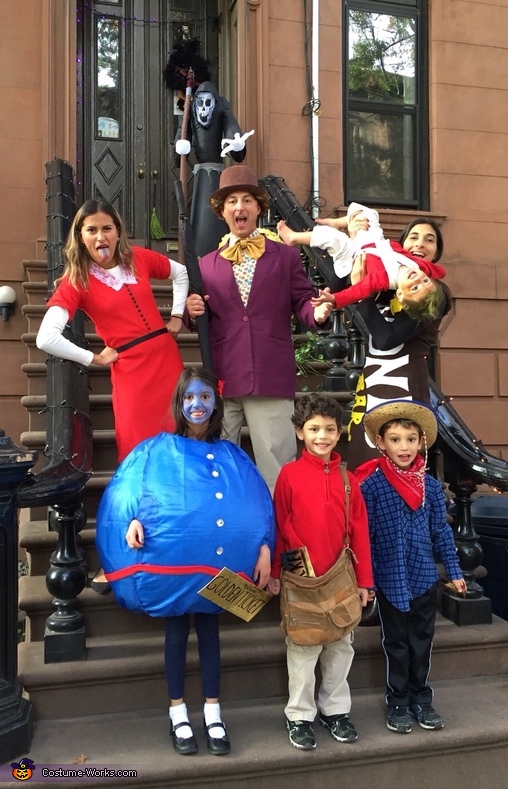 DIY Willy Wonka Family Costume