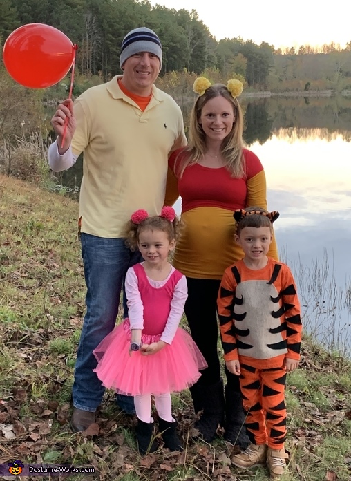Winnie the Pooh & Christopher Robin Couple Costume