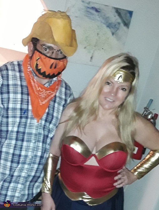 Wonder Girl and Cowboy Costume