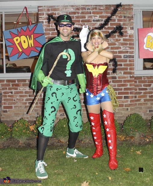 Wonder Woman & The Riddler Couple Costume
