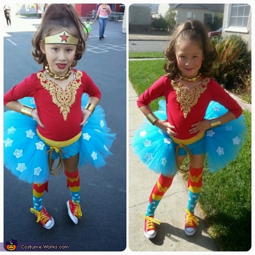 Wonder Woman Girl's Costume | DIY Costumes Under $45 - Photo 2/7