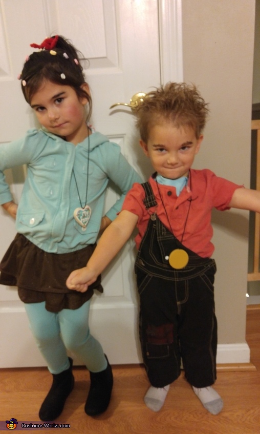 Adorable Kids DIY Vanellope von Schweetz (Wreck-It Ralph) Costume