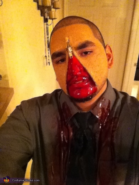 Zipper face Costume