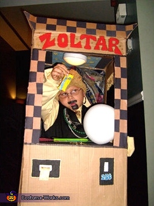 Zoltar in his Fortune Telling Machine Costume