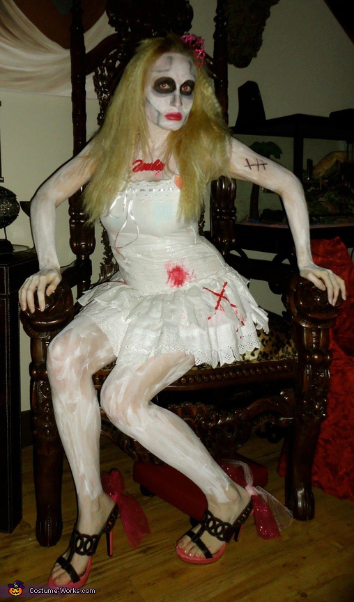 zombie barbie halloween costume