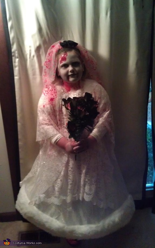コスチュー Fun Girls Zombie Bride Costume - 8/10 :20210515144511-00096-u:HAL ...