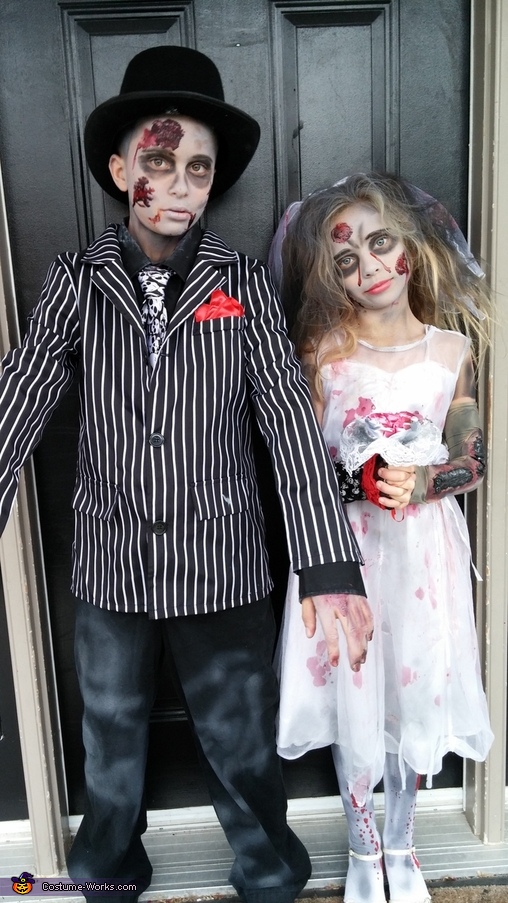 Zombie Bride Costume For Girls