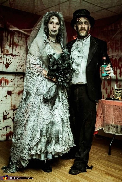 Zombie Bride and Groom Costume
