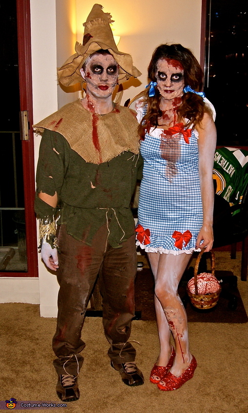 Zombie Dorothy and Scarecrow Costume