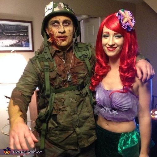 Zombie Soldier Costume