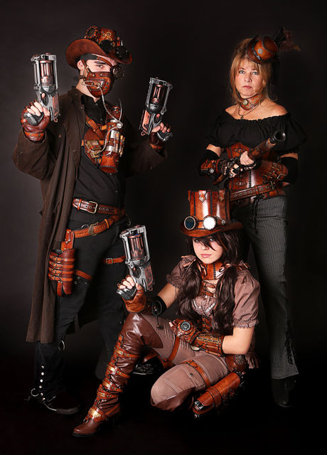 A lot of work went into this  Steampunk kostuum, Steampunk, Dress up