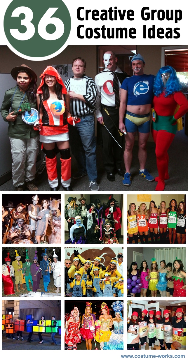 Halloween Group Costume Themes For Girls