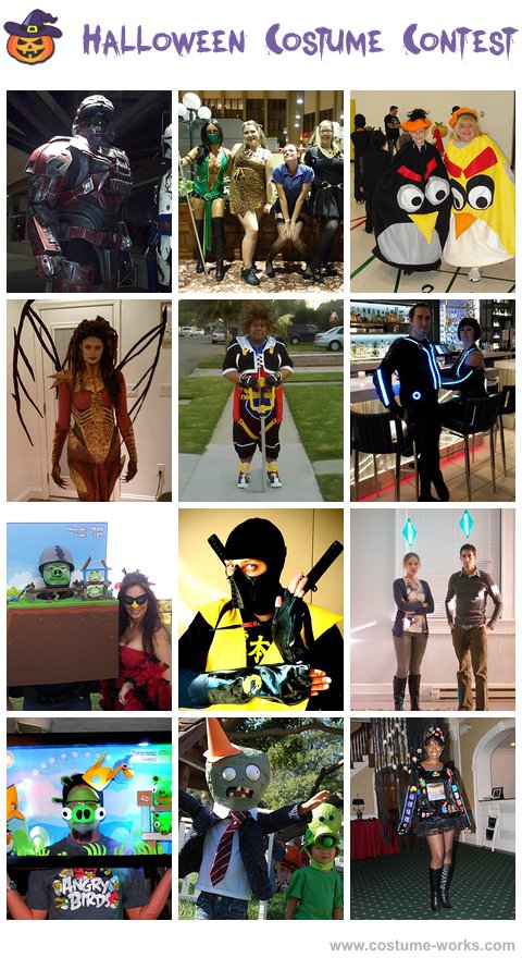 famous video game characters costumes