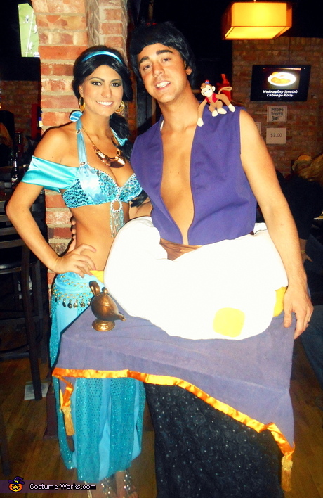 20+ Magically Homemade Aladdin and Jasmine Costumes