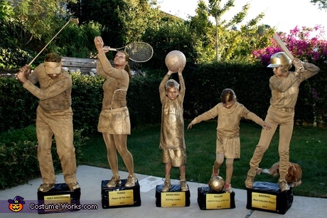 Trophy Shelf Family Halloween Costume Idea