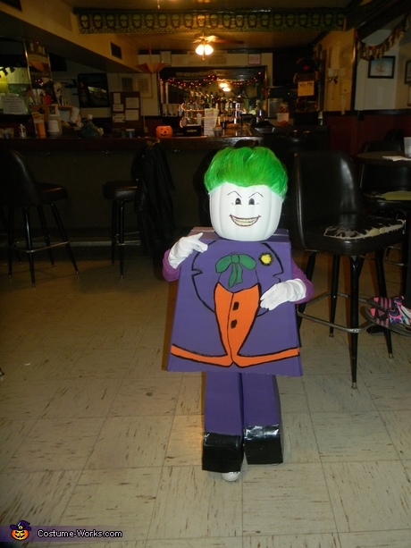 adult lego joker costume