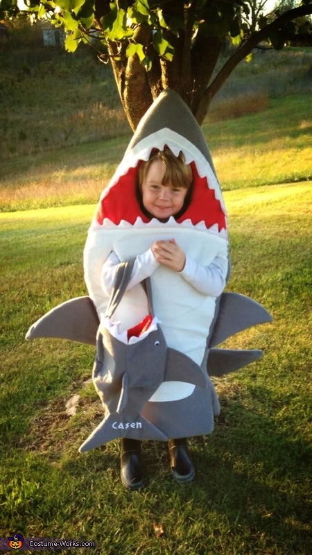 Animal costumes for boys: DIY Shark Costume