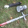 Photo #4 - Helmet, Arm, and Sword