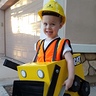 DIY Bulldozer Costume for Boys