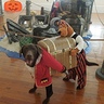 Photo #1 - Captain Olivia and her Pirate pal, Scooby, have discovered the buried treasure!