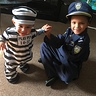 Cop and Prisoner Children's Costume | Last Minute Costume Ideas