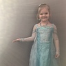 Photo #2 - Lily standing up being Elsa