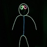 Glow in the dark Stick Figure Costume