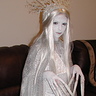 Homemade Ice Queen Costume for Girls