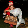 Mermaid being carried by a Pirate - Illusion Halloween Costume ...