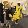 Photo #3 - Boy playing on my pacman arcade costume