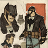 Photo #4 - Greaser/Rockabilly Batman drawing