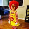 Ronald McDonald Girl's Costume