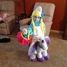 Smurfette riding a Unicorn Illusion Costume | DIY Costumes Under $35