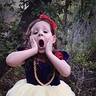 Photo #5 - Snow White scared in the woods