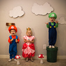 Super Mario Triplets Kids Costume | Creative DIY Costumes