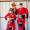 The Incredibles Movie Family Costume