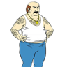 Carl from Aqua Teen Hunger Force - Pregnant Halloween Costume Ideas