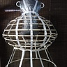 Photo #8 - Duct tape body form with rattan dress cage.