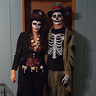 Voodoo Queen And Her Undead Lover Costume 