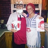 Wendy & Colonel Sanders Couple Costume | Last Minute Costume Ideas